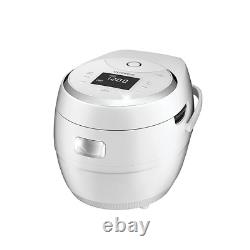 10-Cup (Uncooked) Micom Rice Cooker 16 Menu Options, Steam Plate White