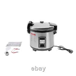 13L Commercial Stainless Steel Electric Rice Cooker Steamer Non-stick Inner Pot