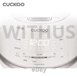 2022 CUCKOO CRP-DHP0610FW IH Pressure Rice Cooker 6Cups White Collection 220V
