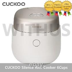 2022 CUCKOO CRP-NHTR0610FGW Silence Rice Cooker IH Pressure 6Cups Grace White