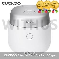 2022 CUCKOO CRP-NHTR0610FW Silence Rice Cooker IH Pressure 6Cups Matt White