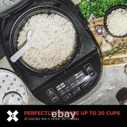 20 Cup Induction Rice Cooker, Multi-Cooker, Food Steamer, Slow Cooker, Stewpot