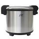 21.1 Qt. Stainless Steel Heavy Duty Rice Warmer Not A Cooker 80 Cup Cooked Rice