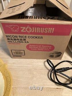 220V 230V Zojirushi Microcomputer Rice Cooker 3 Go Cook NS-LLH05