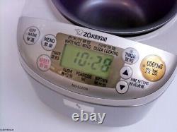220V 230V Zojirushi Microcomputer Rice Cooker 3 Go Cook NS-LLH05 Japan