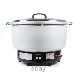 23L 115 Cups Commercial Natural Gas Rice Cooker Restaurant 16KW Non-Stick Pan