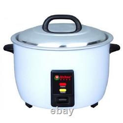 30cups (60Cups Cooked) NonStick Heavy Duty White body Rice Cooker with ETL/NSF