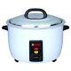 30cups (60cups Cooked) Nonstick White Body Durable Rice Cooker With Etl/nsf
