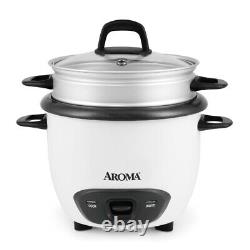 (3-Cup Uncooked) Pot Style Rice Cooker and Food Steamer