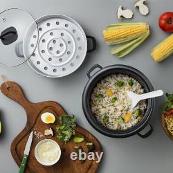 (3-Cup Uncooked) Pot Style Rice Cooker and Food Steamer