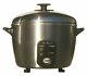 3 Cups Stainless Steel Cooker And Steamer With Stainless Steel Inner Pot