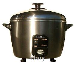 3-cups Stainless Steel Rice Cooker / Steamer