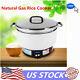 50 Cups Commercial Rice Cooker 50 Cup Natural Gas 2.8kpa Max For 50-60 People Us