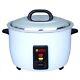 50cups (100cups Cooked) Nonstick Heavy Duty White Body Rice Cooker With Etl/nsf