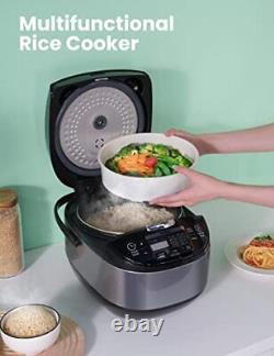 5.2Qt Asian Style Programmable All-in-1 Multi Cooker, Rice 20 Cups Multi