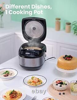 5.2Qt Asian Style Programmable All-in-1 Multi Cooker, Rice 20 Cups Multi