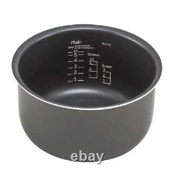 5.5-Cup Micom Rice Cooker and Warmer Non-Stick Inner Pot Tacook Cooking Plate