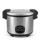 60-cup (cooked) (30-cup Uncooked) Commercial Rice Cooker, Stainless Steel Ext