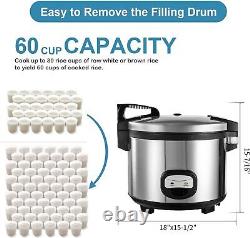 60-Cup (Cooked) Commercial Rice Cooker and Warmer