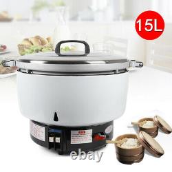 75 Cup 15L Commercial Rice Cooker Big Large Business Restaurant Countertop New