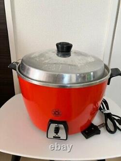 AC-10L 10 CUP DAIDOH Taiwan Rice Cooker Pot 110V Red Tested Working Mint FedEx