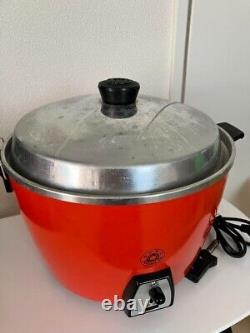 AC-10L 10 CUP DAIDOH Taiwan Rice Cooker Pot 110V Red Tested Working Mint FedEx