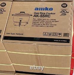 Amko 110 Cup (55 Cup Raw) Commercial Liquid Propane Rice Cooker