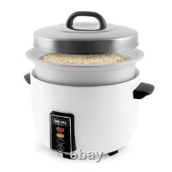Aroma 60 Cup Commercial Rice Cooker Big Large Business Restaurant Countertop New
