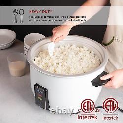 Aroma Housewares 60-Cup Cooked 30-Cup UNCOOKED Commercial Rice Cooker