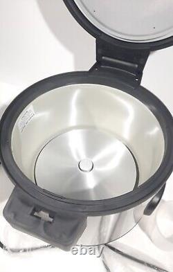 Aroma Housewares 60-Cup Cooked 30-Cup UNCOOKED Commercial Rice Cooker Stainle