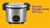 Aroma Housewares 60 Cup Cooked 30 Cup Uncooked Commercial Rice Cooker
