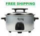 Avantco Commercial 60 Cup (30 Cup Raw) Electric Rice Cooker / Warmer 120v, 1750w