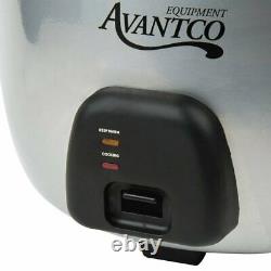 Avantco Commercial 60 Cup (30 Cup Raw) Electric Rice Cooker / Warmer 120V, 1750W