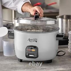 Avantco RCA40 40 Cup (20 Cup Raw) Electric Rice Cooker / Warmer 120V, 1250W