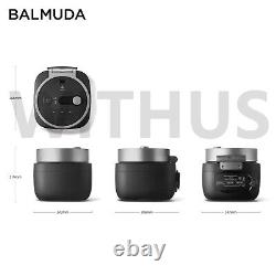 BALMUDA The Gohan K08B Electric Rice Cooker for 3 Cups AC 220V / 60Hz Only