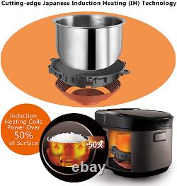 Buffalo Titanium Grey IH SMART COOKER, Rice Cooker and Warmer, 1.5L, 8 Cups of R
