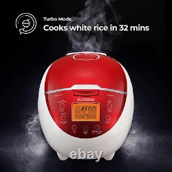 CR-0655F 6-Cup (Uncooked) Micom Rice Cooker 12 Menu Options White Rice, Bro