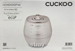 CUCKOO 10Cups IH Pressure Rice Cooker CRP-CHS1010FW 220V NEW