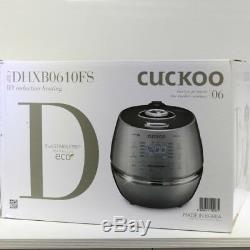 CUCKOO 6 Cup Smart IH Pressure Rice Cooker CRP-DHXB0610FS Kor/Eng/Chi Voice 220V