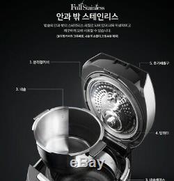 CUCKOO 6 Cups IH Pressure Rice Cooker CRP-JHT0610FS Twin Pressure Korean Voice