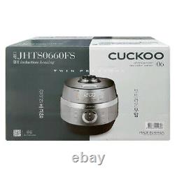 CUCKOO 6 Cups IH Pressure Rice Cooker CRP-JHTS0660FS Twin Pressure