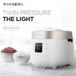 CUCKOO 6 Cups Rice Cooker CRP-ST0610FW Twin Pressure The Light