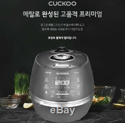 CUCKOO 6 Cups Smart IH Pressure Rice Cooker CRP-DHP0610FD Kor/Eng/Chi Voice 220V