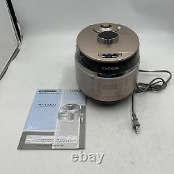 CUCKOO CRP-EHSS0309FG 3-Cup Induction Heating Pressure Rice Cooker, Gold