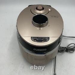 CUCKOO CRP-EHSS0309FG 3-Cup Induction Heating Pressure Rice Cooker, Gold