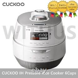 CUCKOO CRP-FHTAS0610FW All Stainless Twin Pressure Rice Cooker 6Cups 220V