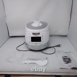 CUCKOO CRP-HS0657F 6 Cup Uncooked Induction Heating Pressure Rice Cooker White