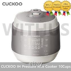 CUCKOO CRP-KHTAS1010FWM All Stainless Twin Pressure Rice Cooker 10Cups 220V