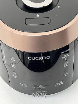 CUCKOO CRP-P0609S 6-Cup (Uncooked) Pressure Rice Cooker Black/Copper