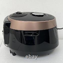 CUCKOO CRP-P0609S 6-Cup (Uncooked) Pressure Rice Cooker Black/Copper